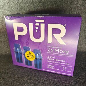 PUR PPF900Z Pitcher Filters 3‑Pack NEW Sealed Filters Open Box
